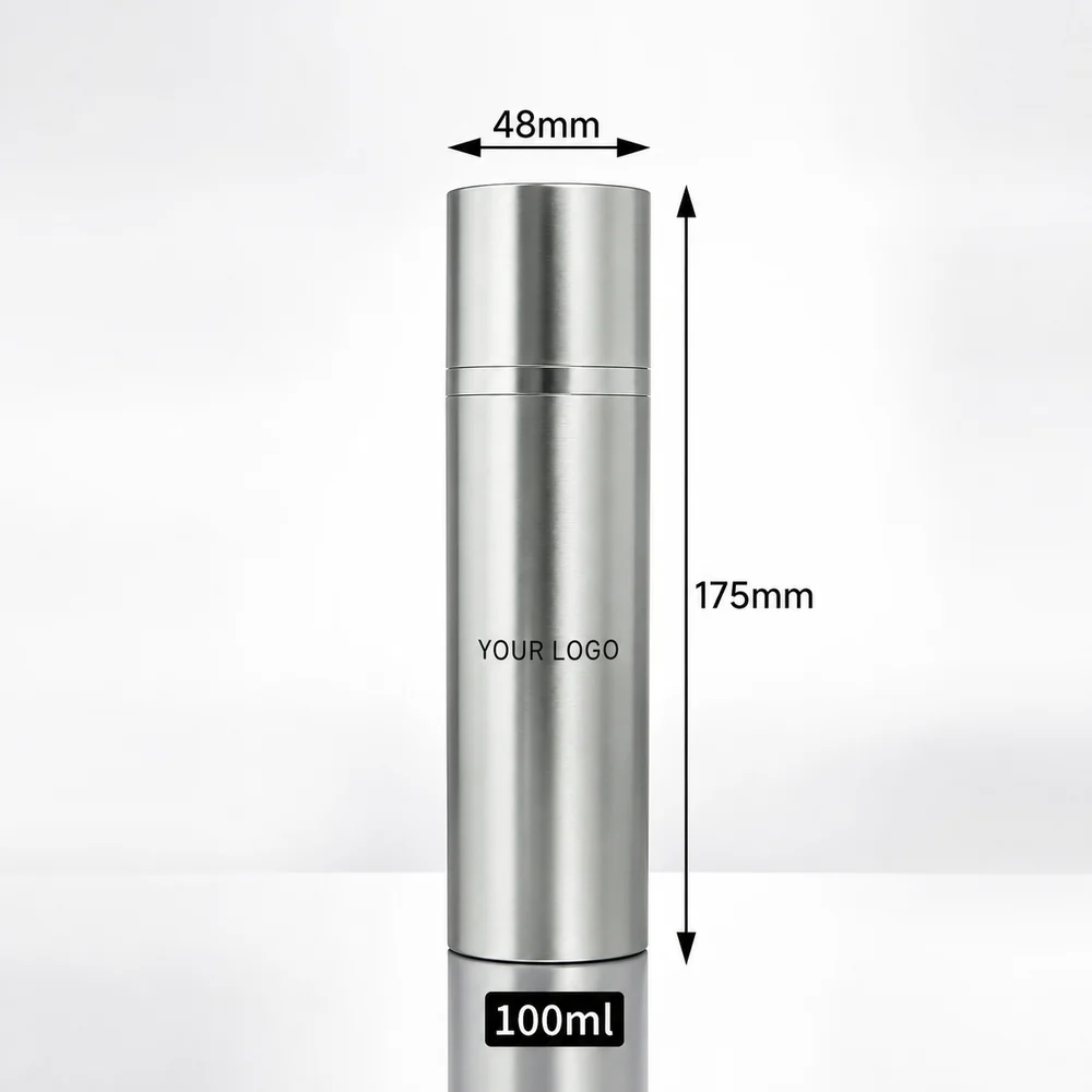 100ml Airless Pump Bottles Cosmetic Containers – GB-HSP-006 view 4