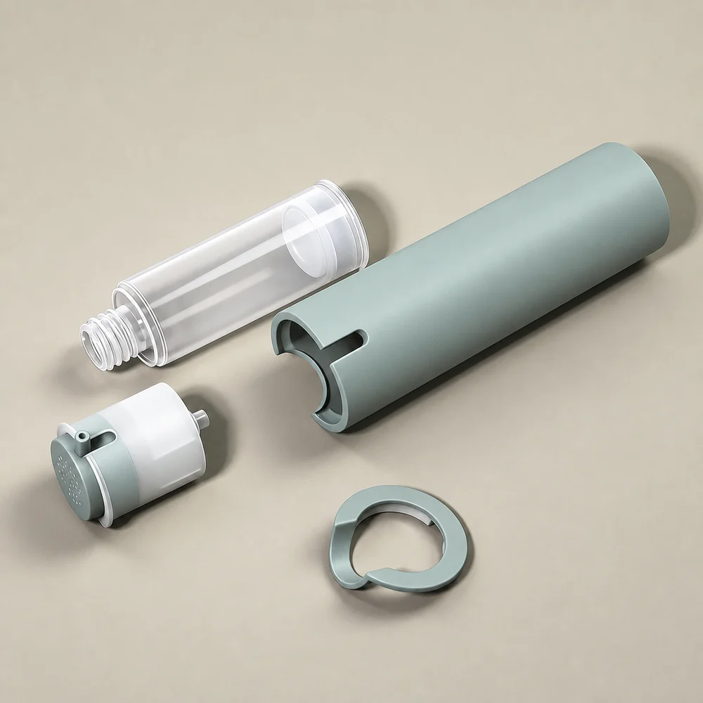 Plastic Acrylic Bottles With Pump Spray – GB-SB-025 view 5