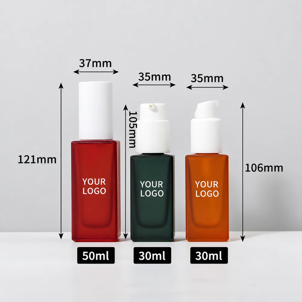 30ml + 1oz Glass Foundation Bottle – GB-FB-010 view 5
