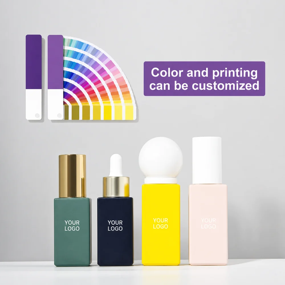 30ml + 1oz Glass Foundation Bottle – GB-FB-010 view 7