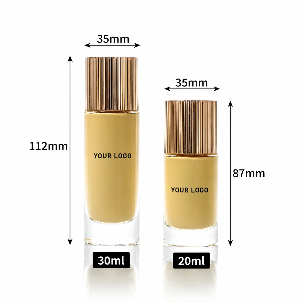 20/30ml Glass Foundation Bottle – GB-FB-016 view 6