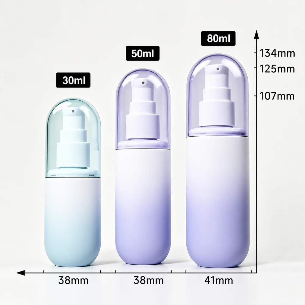 30/50/80ml Plastic Lotion Bottle – GB-SB-023 view 3
