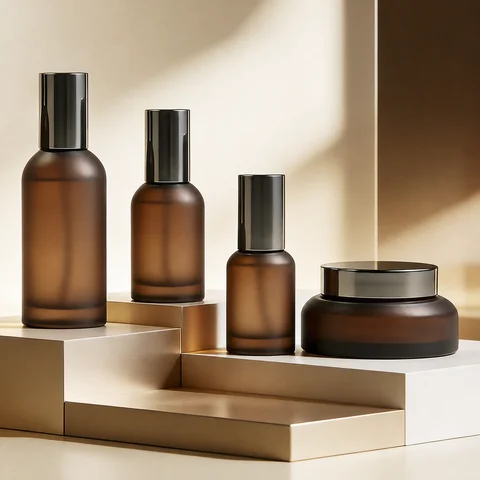 30/60/100ml + 100g Glass Cosmetic Packaging Set – GB-SB-029