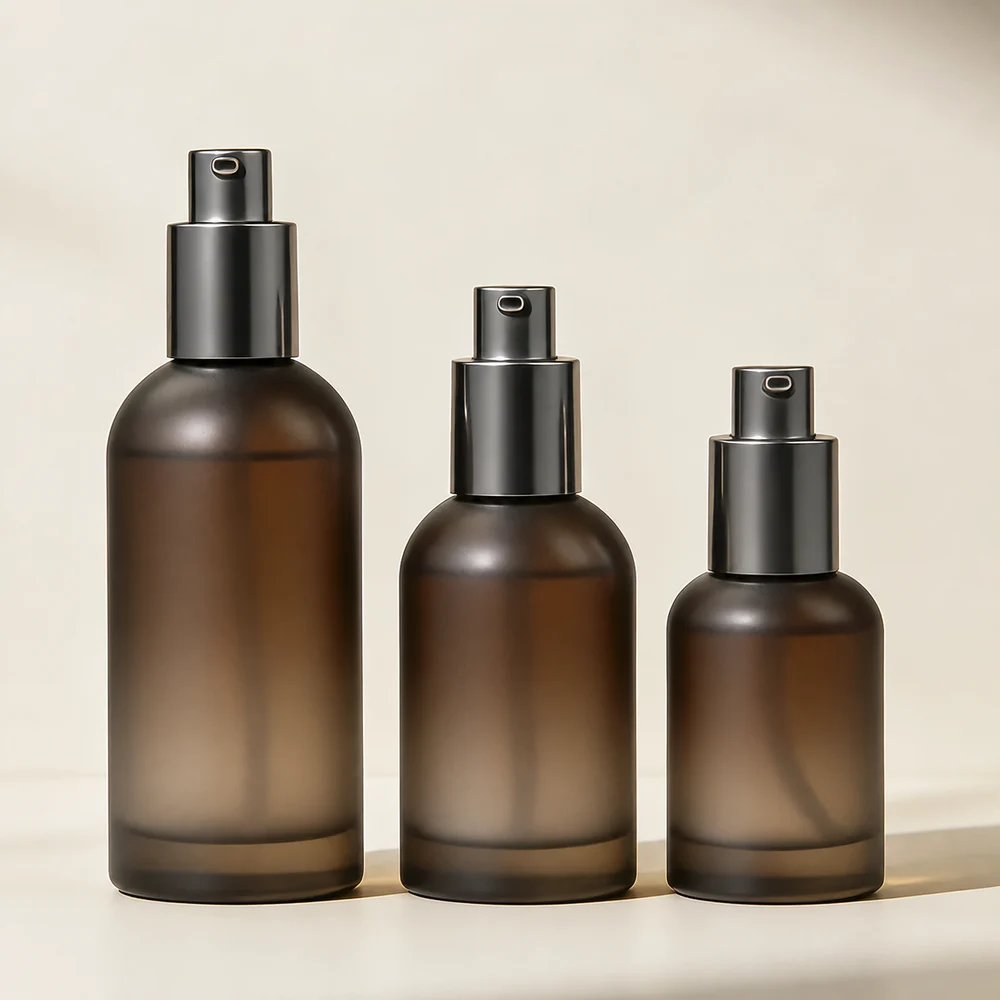 30/60/100ml + 100g Glass Cosmetic Packaging Set – GB-SB-029 view 7
