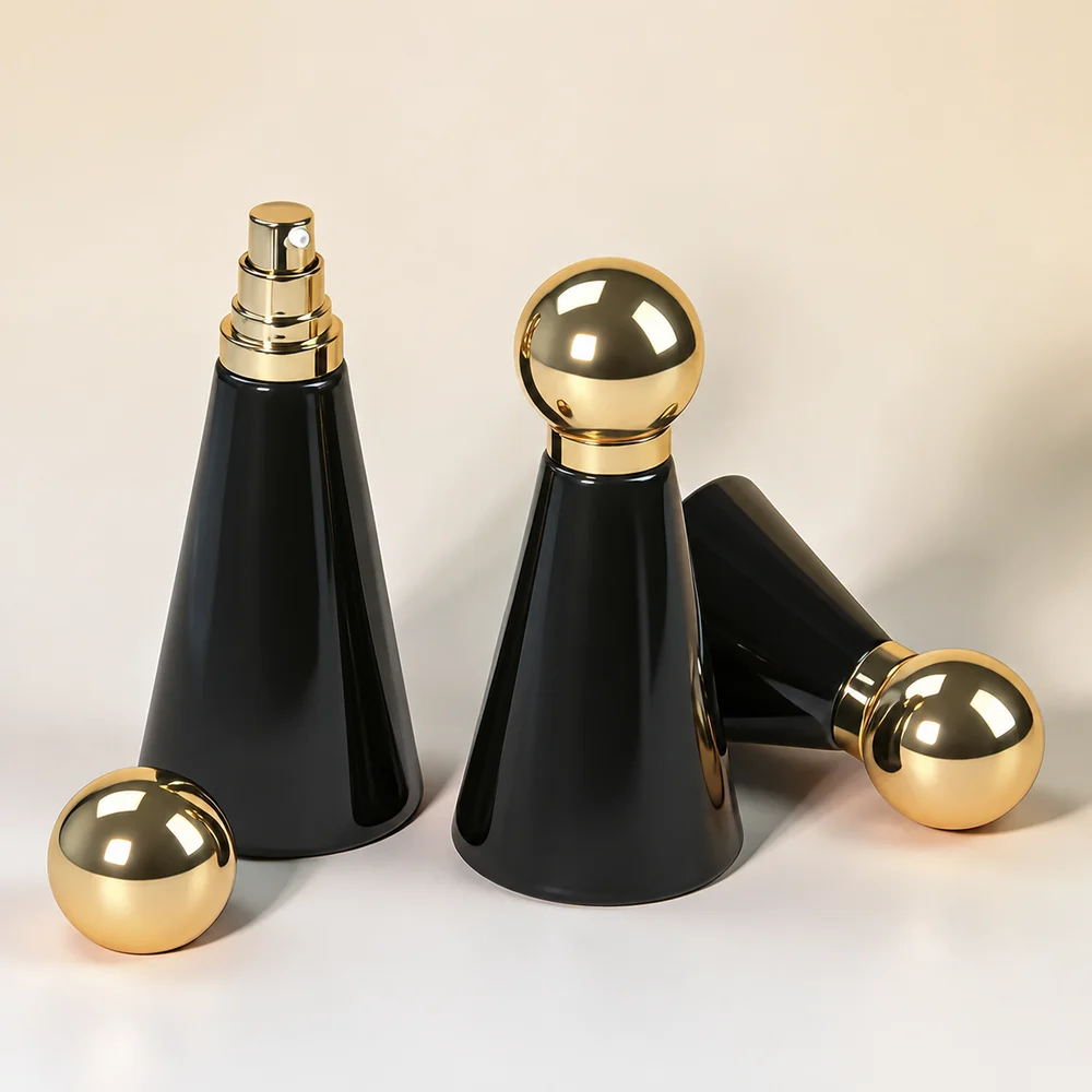 120/100/40ml + 50g Glass Cosmetic Packaging Set – GB-SB-030 view 4