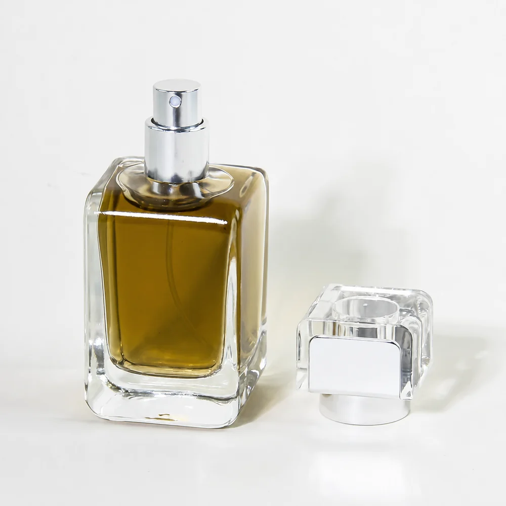 50ml Flat Square Fragrance Spray Parfum Bottles – GB-PM-005 view 4