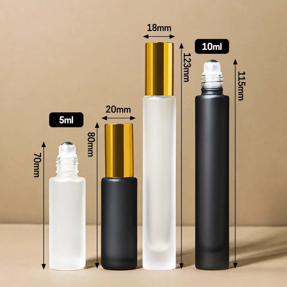 10/5ml Glass Roll-On Bottle – GB-PB-014 view 5
